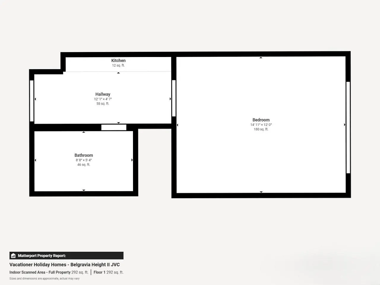 Belgravia Heights - Modern Studio With City View Dubai Apartment