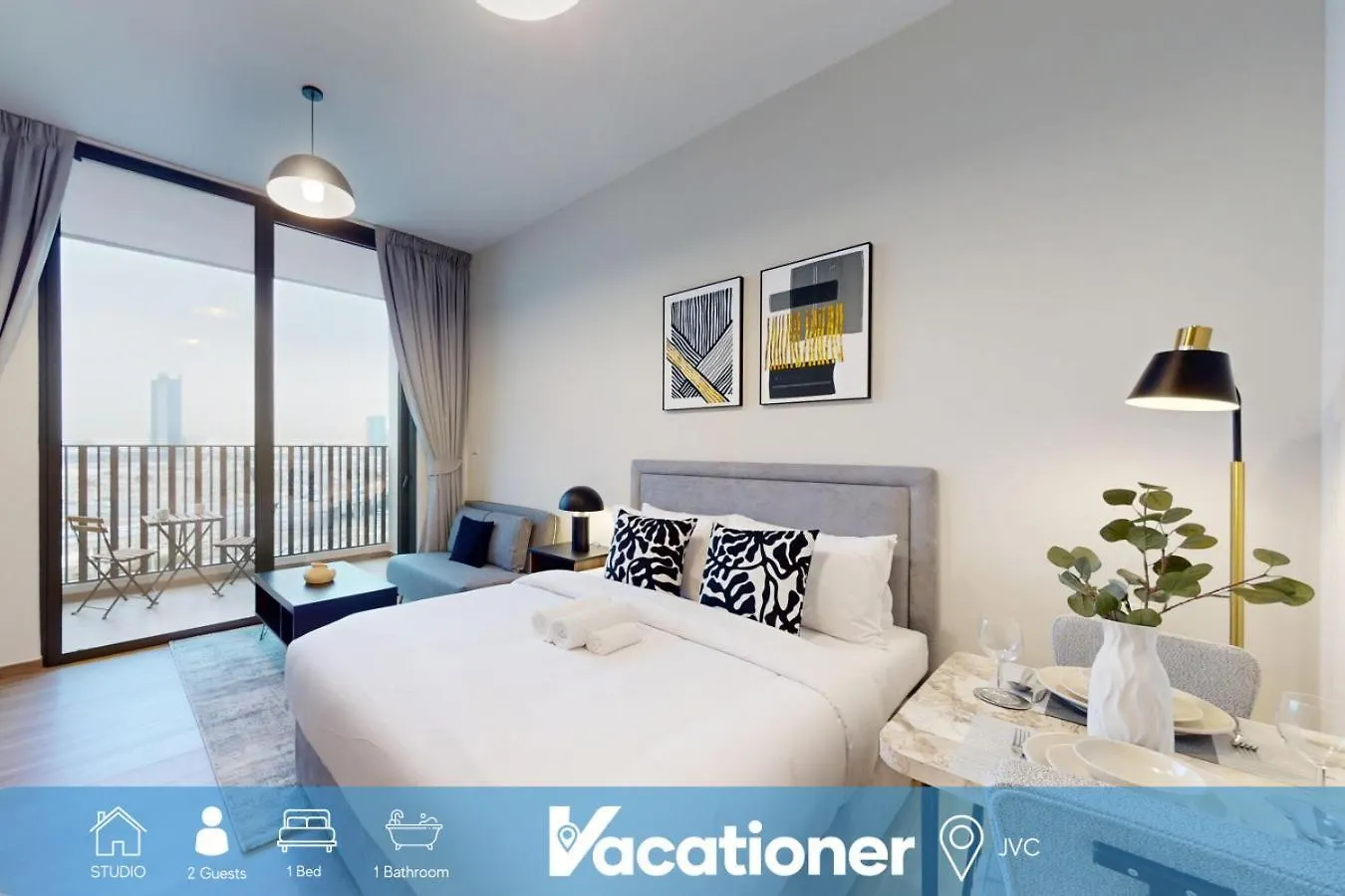 Belgravia Heights - Modern Studio With City View Dubai